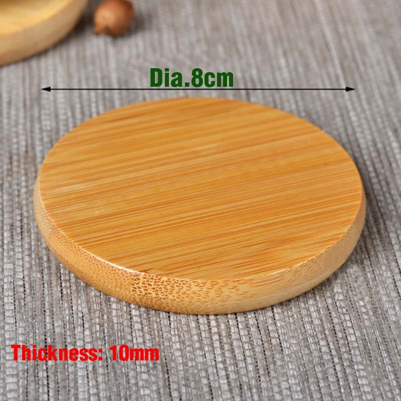 Solid Bamboo Coaster Set of 4 by HitMyNeed