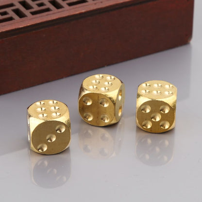 Solid Brass Metal Dice for Gaming and Collectors by HitMyNeed