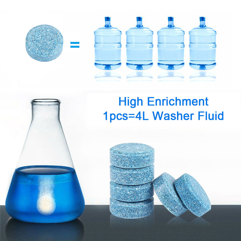 Solid Car Wiper Cleaner Tablets by HitMyNeed