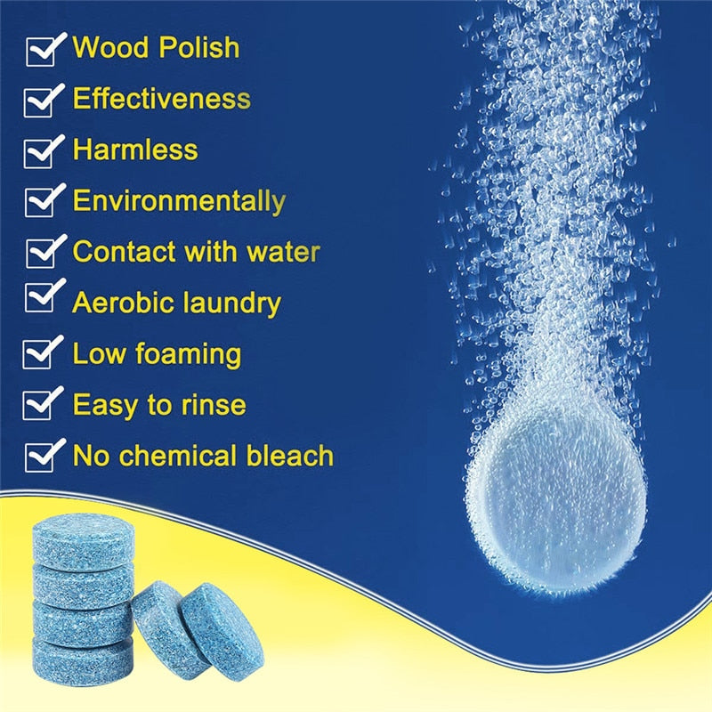Solid Car Wiper Cleaner Tablets by HitMyNeed