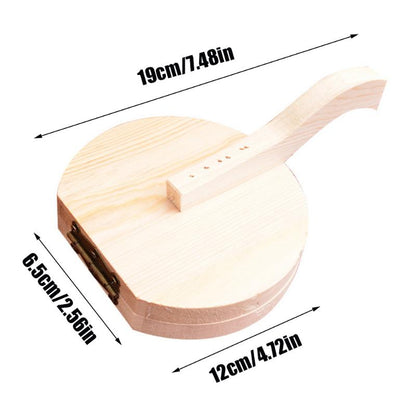 Solid Wood Dumpling Skin Dough Press Tool by HitMyNeed