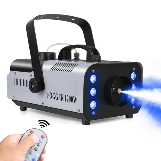 Somspot 1200W RGB LED Fog Machine with Remote by HitMyNeed