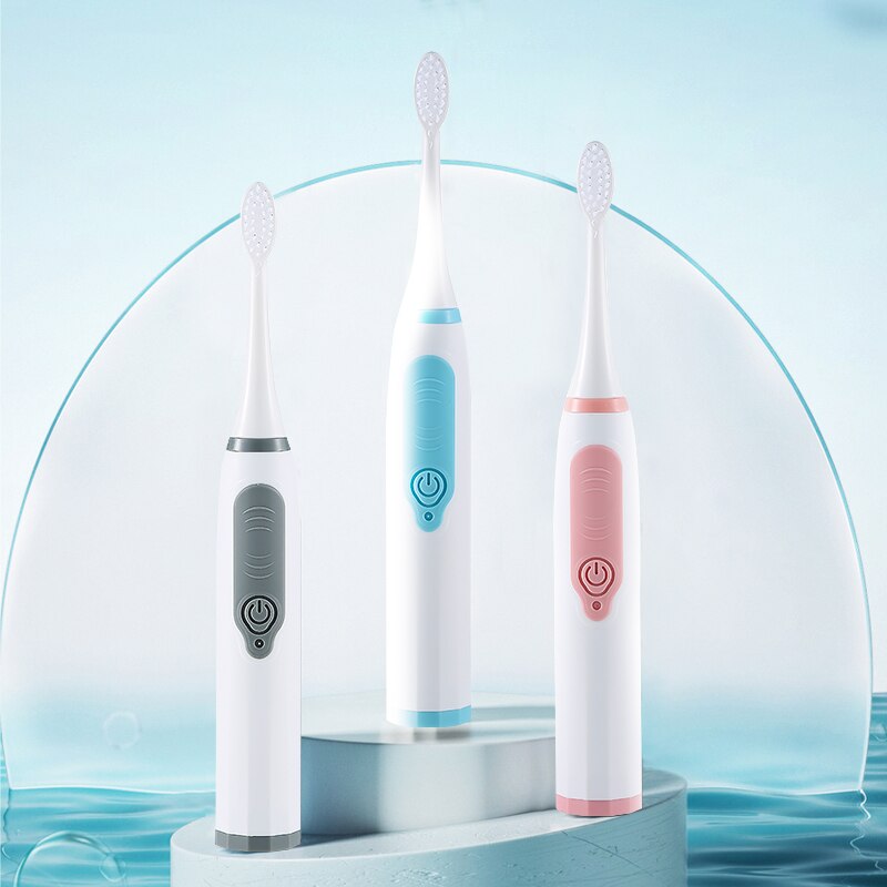 Sonic Electric Toothbrush with Soft Bristles, IPX6 by HitMyNeed