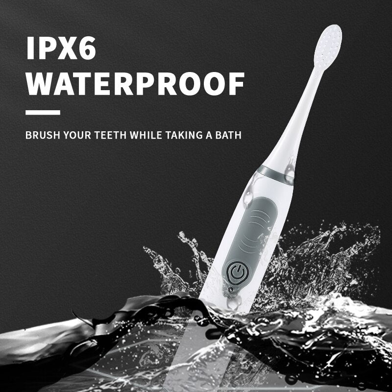 Sonic Electric Toothbrush with Soft Bristles, IPX6 by HitMyNeed