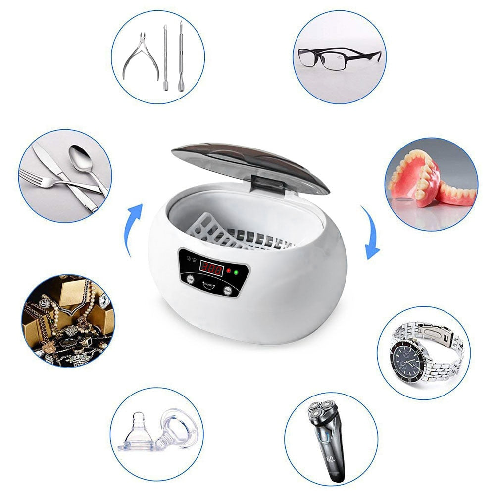 Sonic Ultrasonic Cleaner Bath 600mL by HitMyNeed