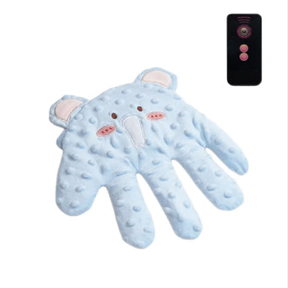 Soothing Palms Baby Sleep Aid Pillow with Remote blue-elephant by HitMyNeed