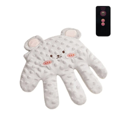 Soothing Palms Baby Sleep Aid Pillow with Remote gray by HitMyNeed