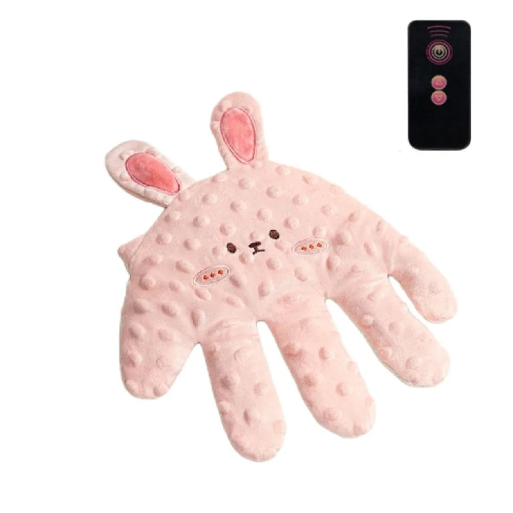 Soothing Palms Baby Sleep Aid Pillow with Remote pink-rabbit by HitMyNeed