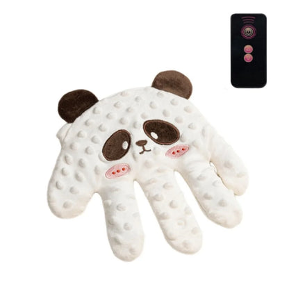 Soothing Palms Baby Sleep Aid Pillow with Remote white-panda by HitMyNeed