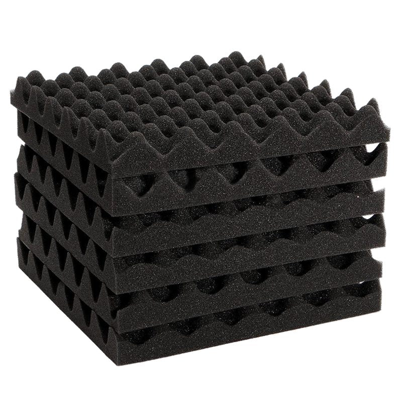 Sound Absorbing Foam Panels Set (6pcs) by HitMyNeed