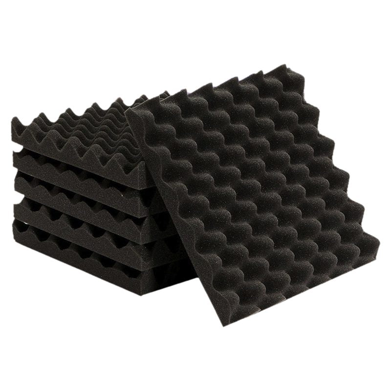 Sound Absorbing Foam Panels Set (6pcs) by HitMyNeed
