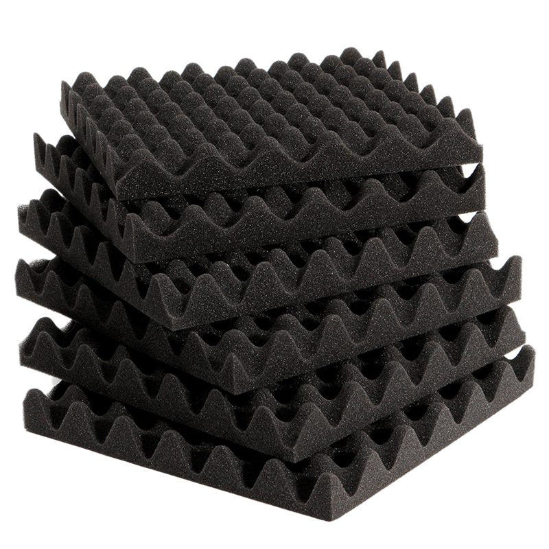 Sound Absorbing Foam Panels Set (6pcs) by HitMyNeed