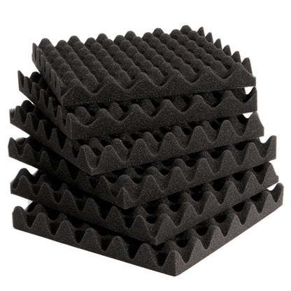 Sound Absorbing Foam Panels Set (6pcs) by HitMyNeed