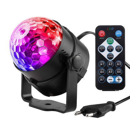 Sound Activated RGB Disco Light with Remote by HitMyNeed