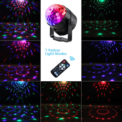 Sound Activated RGB Disco Light with Remote by HitMyNeed