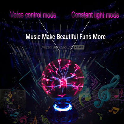Sound Reactive LED Plasma Globe USB Light by HitMyNeed