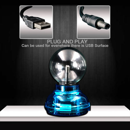 Sound Reactive LED Plasma Globe USB Light by HitMyNeed