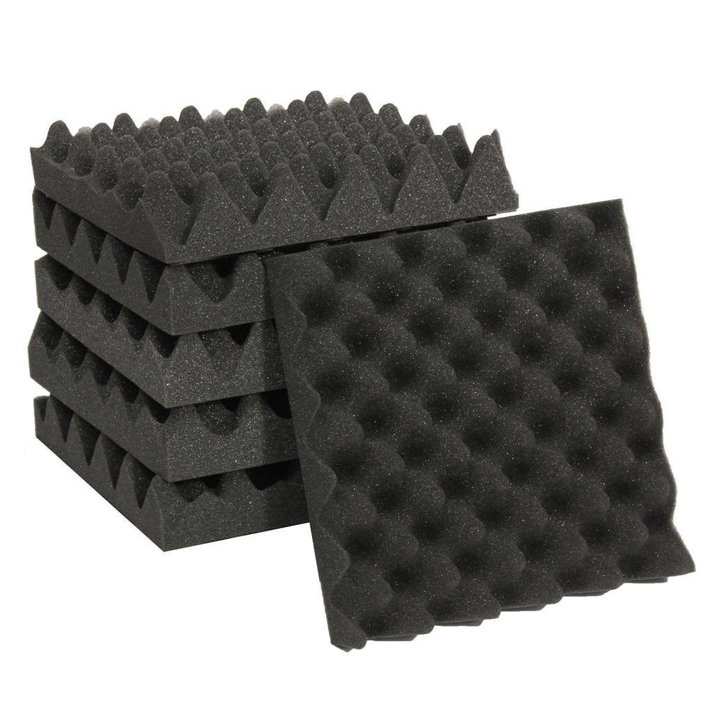 Soundproof Foam Acoustic Panels (Set of 6) by HitMyNeed