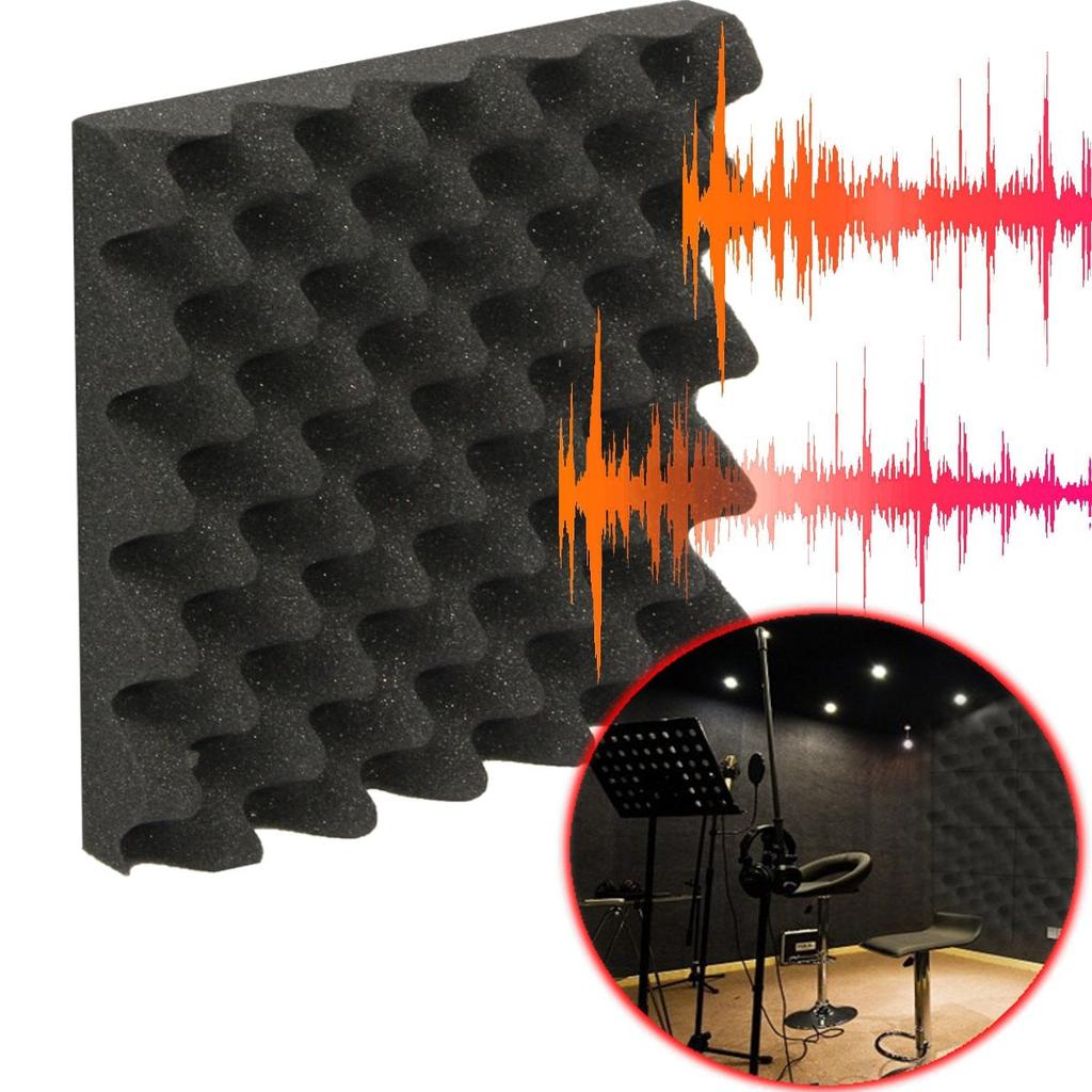 Soundproof Foam Acoustic Panels (Set of 6) by HitMyNeed