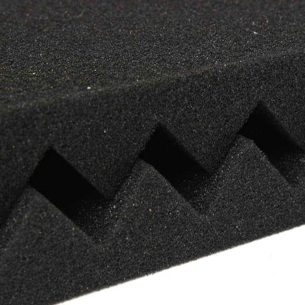 Soundproof Foam Wall Panels 24-Pack - 30x30x2.5cm by HitMyNeed