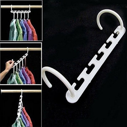 Space-Saving Magic Hangers with Two Hooks (2-Pack) by HitMyNeed