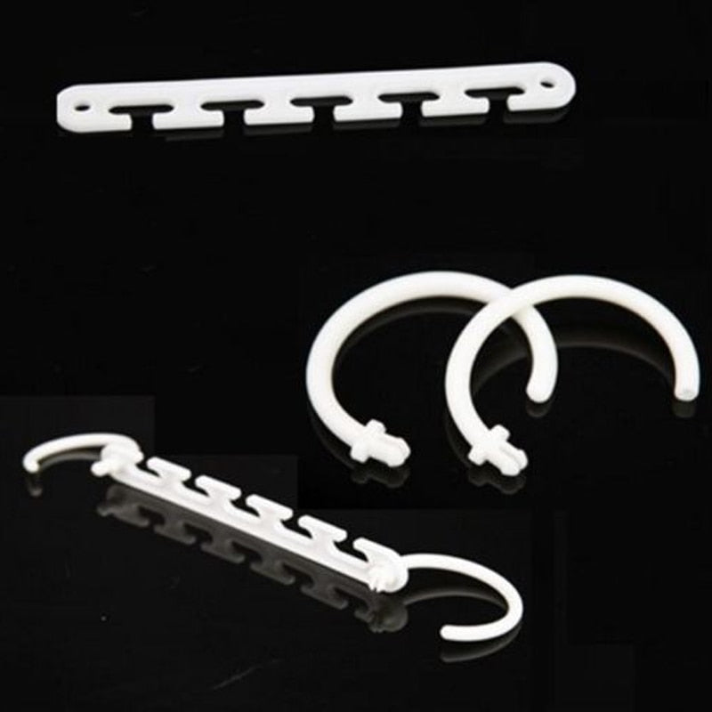Space-Saving Magic Hangers with Two Hooks (2-Pack) by HitMyNeed