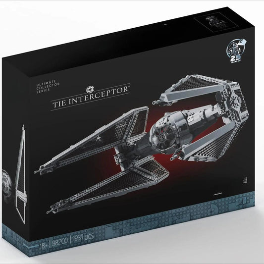 Spaceship MOC TIE Interceptor Building Block Set by HitMyNeed