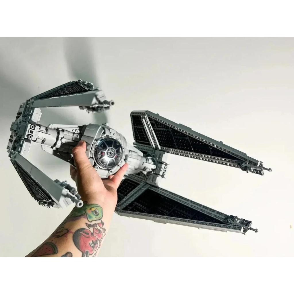 Spaceship MOC TIE Interceptor Building Block Set by HitMyNeed