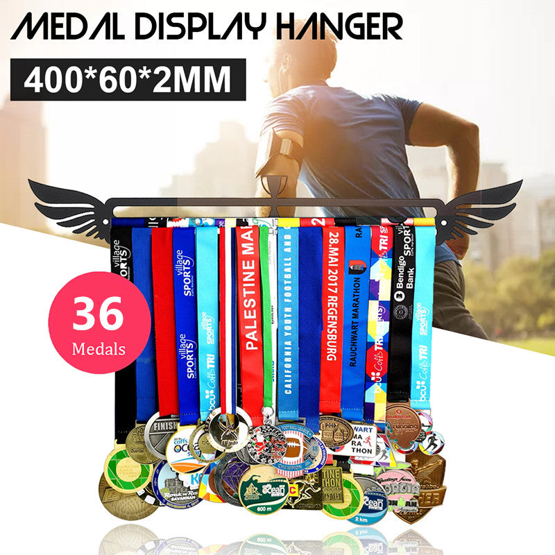 Spacious Wall-Mounted Medal Display Hanger by HitMyNeed