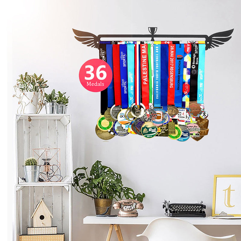 Spacious Wall-Mounted Medal Display Hanger by HitMyNeed
