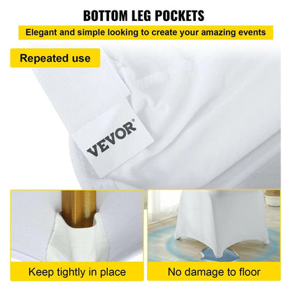 Spandex Wedding Chair Covers 50 or 100 Pack by HitMyNeed