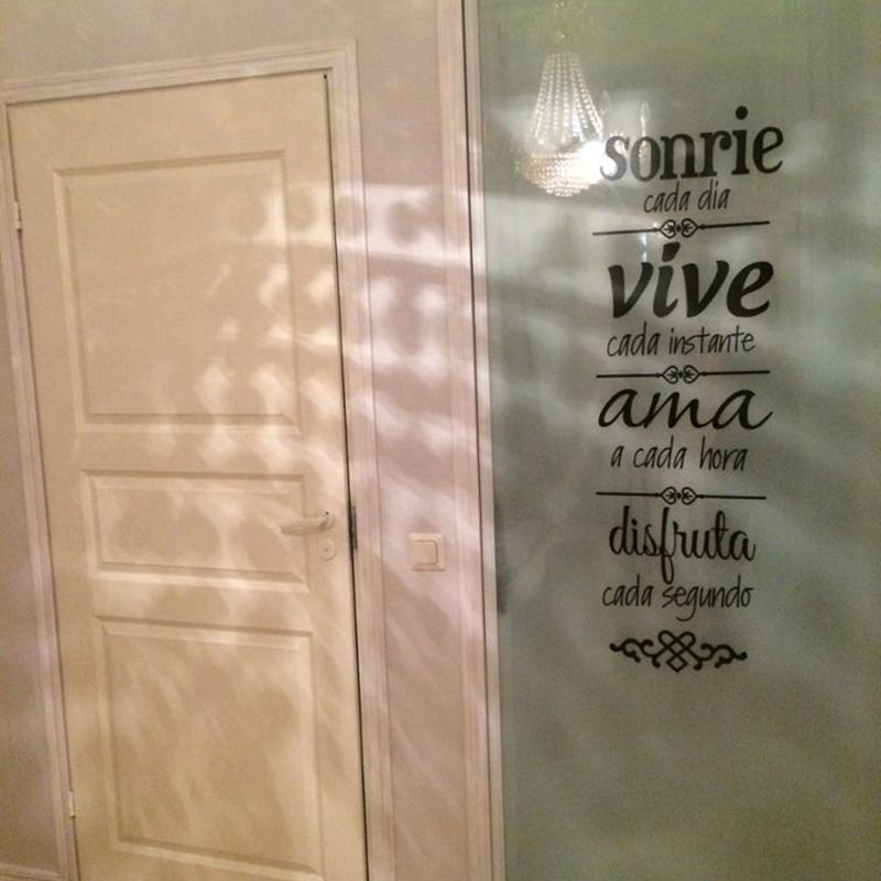 Spanish House Rules Wall Sticker Decal 17 x 57cm by HitMyNeed