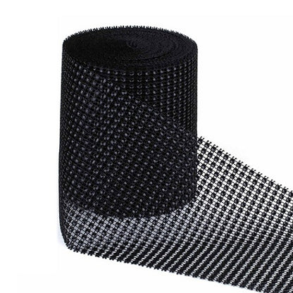Sparkle Rhinestone Plastic Wrap Mesh, 1 Yard by HitMyNeed