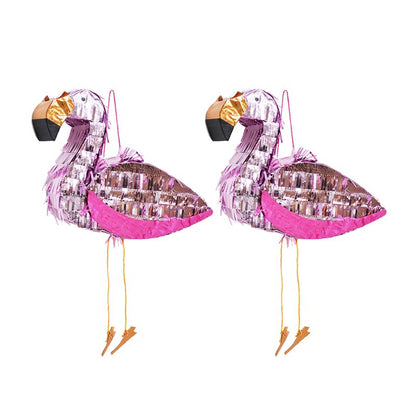 Sparkling Flamingo Birthday Pinata for Kids Parties by HitMyNeed