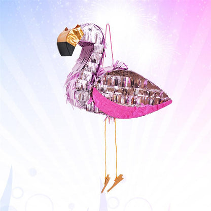 Sparkling Flamingo Birthday Pinata for Kids Parties by HitMyNeed