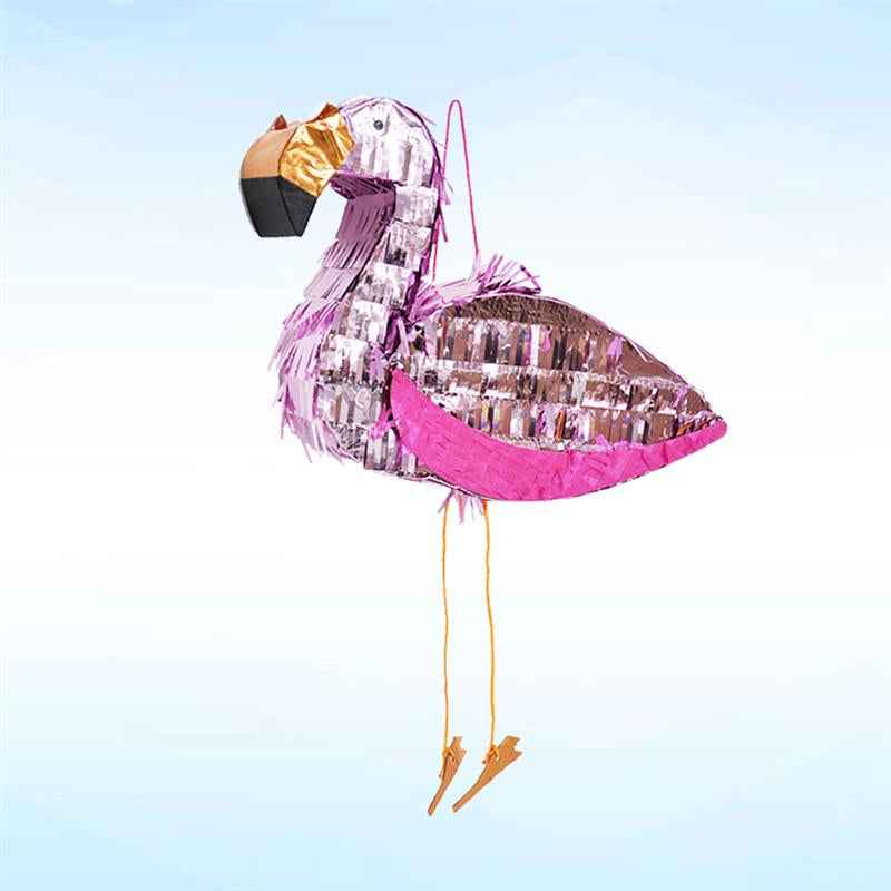 Sparkling Flamingo Birthday Pinata for Kids Parties by HitMyNeed