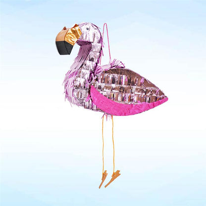 Sparkling Flamingo Birthday Pinata for Kids Parties by HitMyNeed