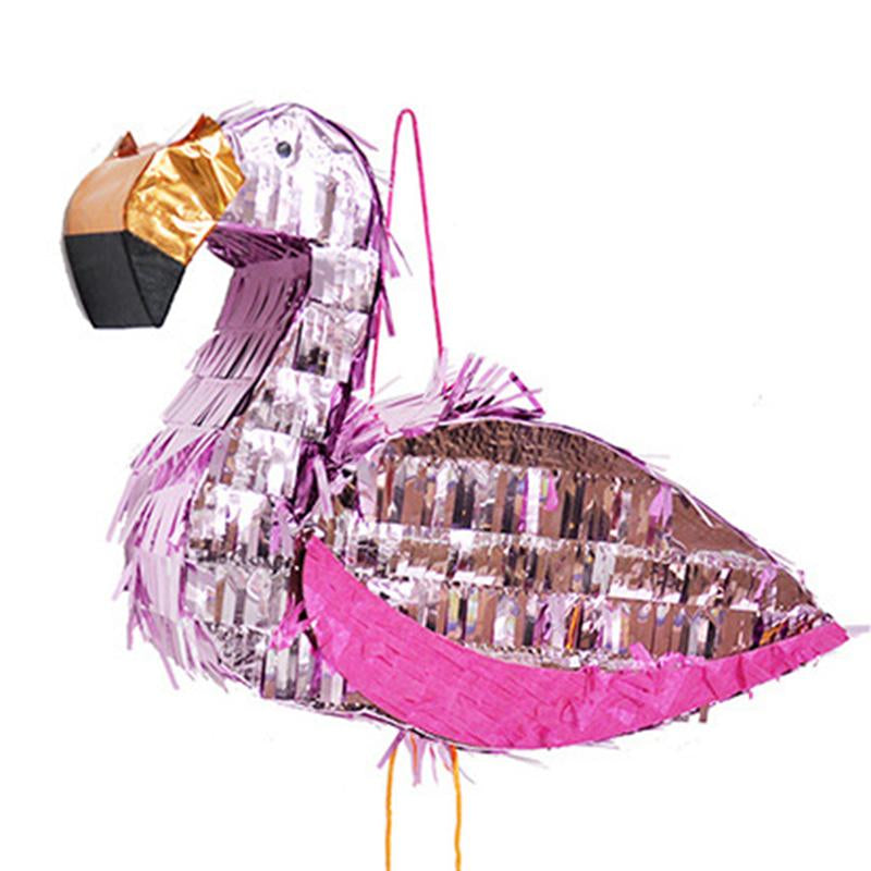 Sparkling Flamingo Birthday Pinata for Kids Parties by HitMyNeed
