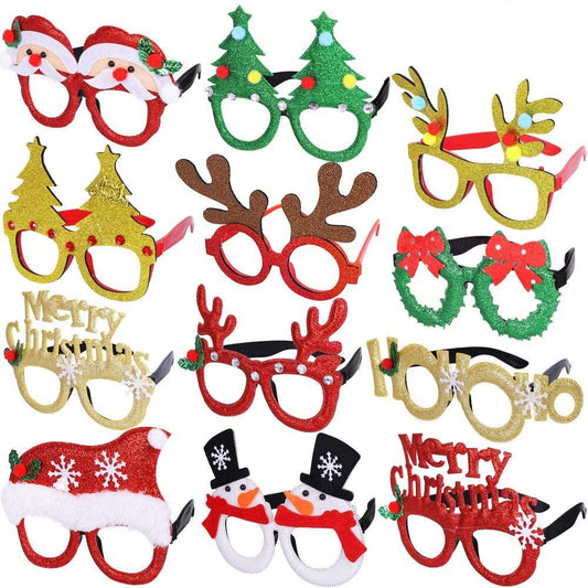 Sparkly Christmas Party Glasses Set (12 Pack) by HitMyNeed