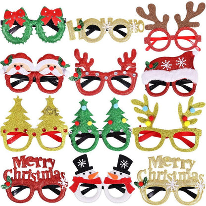 Sparkly Christmas Party Glasses Set (12 Pack) by HitMyNeed