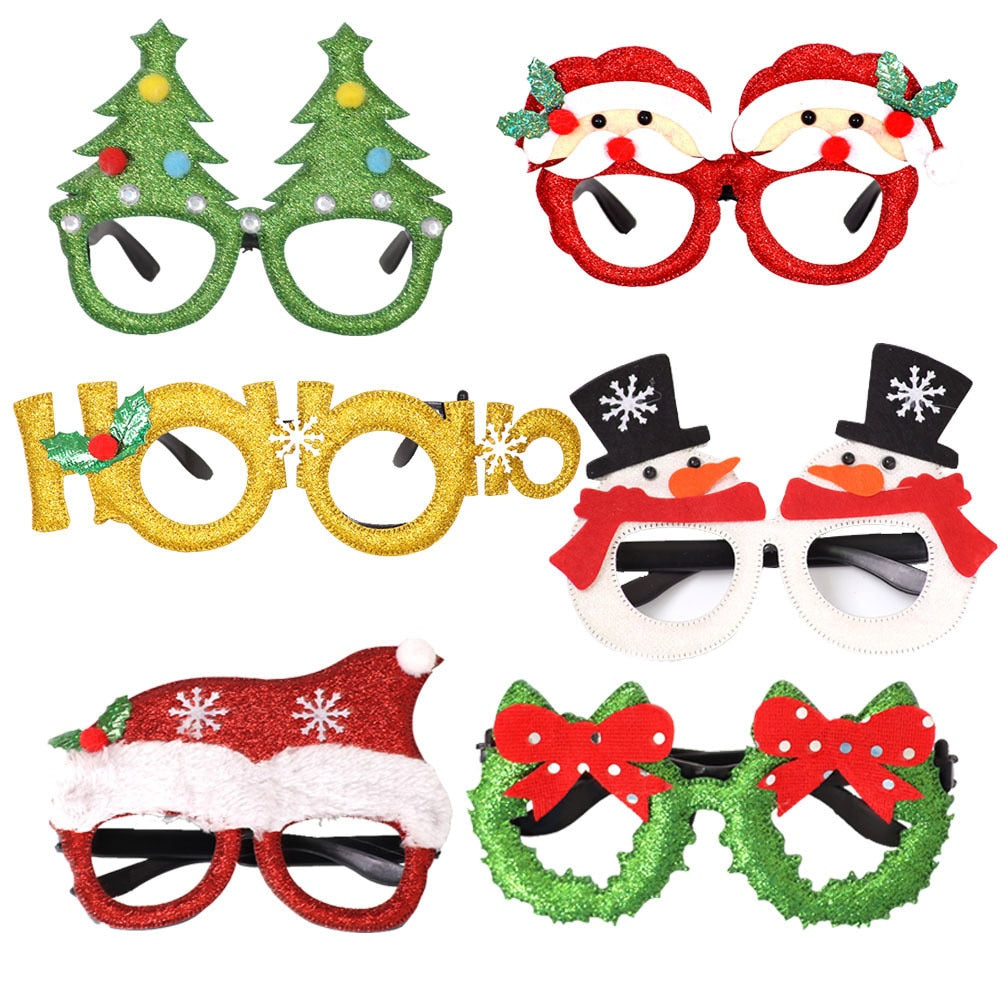 Sparkly Christmas Party Glasses Set (12 Pack) by HitMyNeed