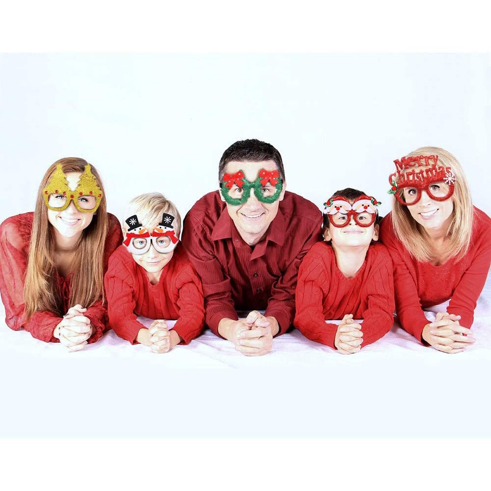 Sparkly Christmas Party Glasses Set (12 Pack) by HitMyNeed