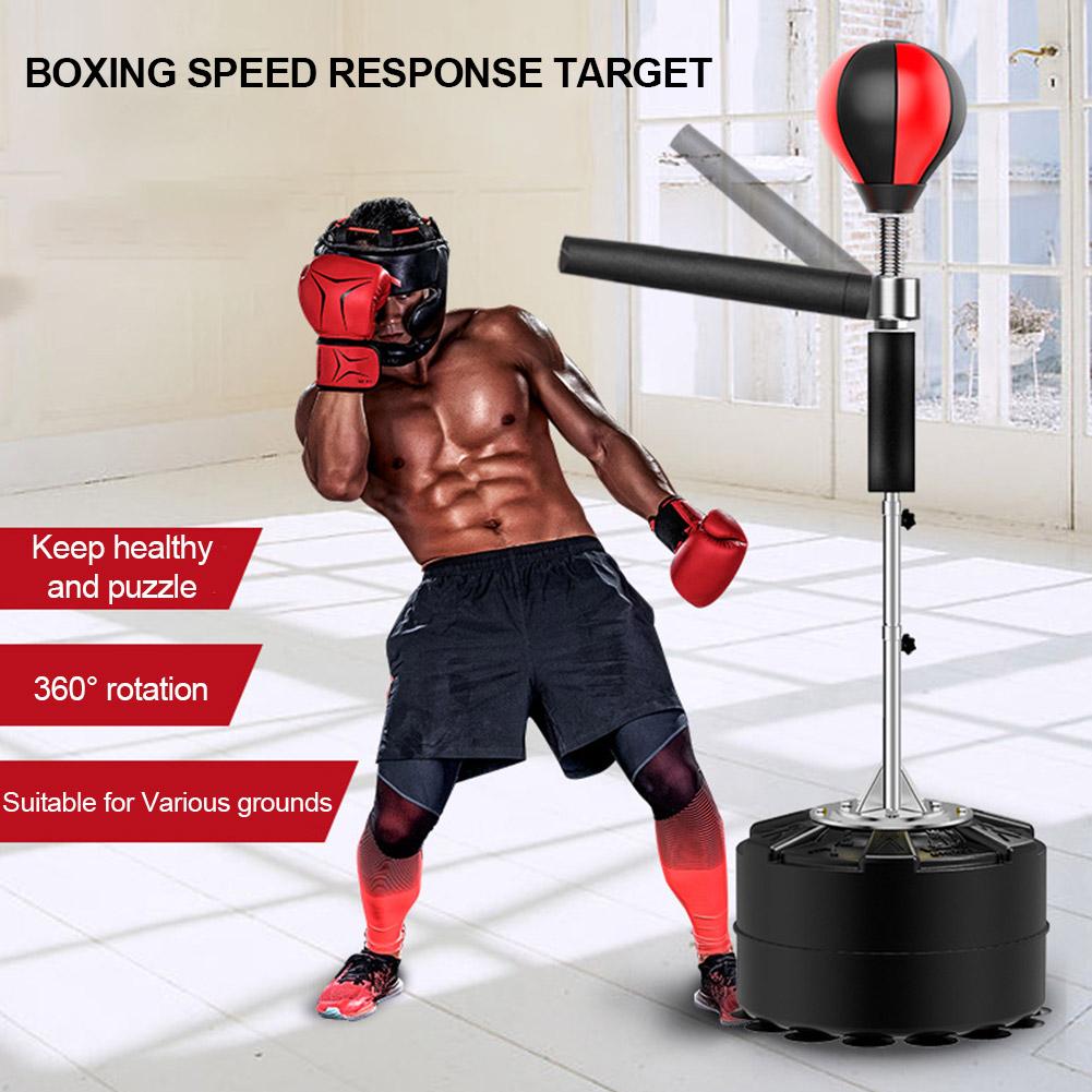 Speed Boxing Reflex Punching Bag with Stand by HitMyNeed