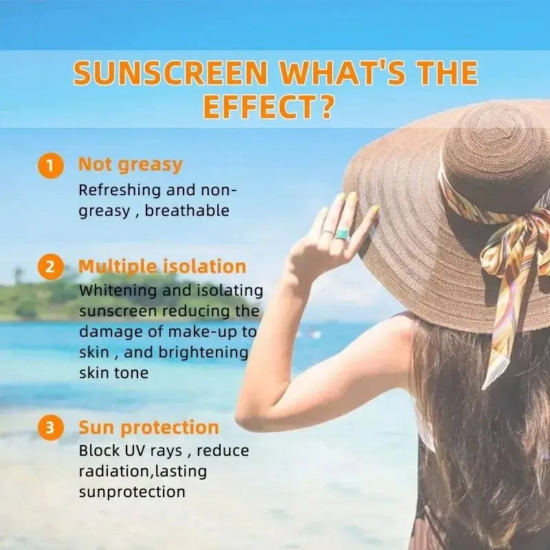 SPF50 Face & Body Sunscreen Cream 50ml by HitMyNeed