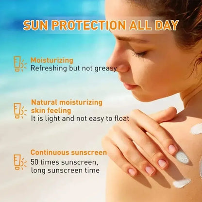 SPF50 Face & Body Sunscreen Cream 50ml by HitMyNeed