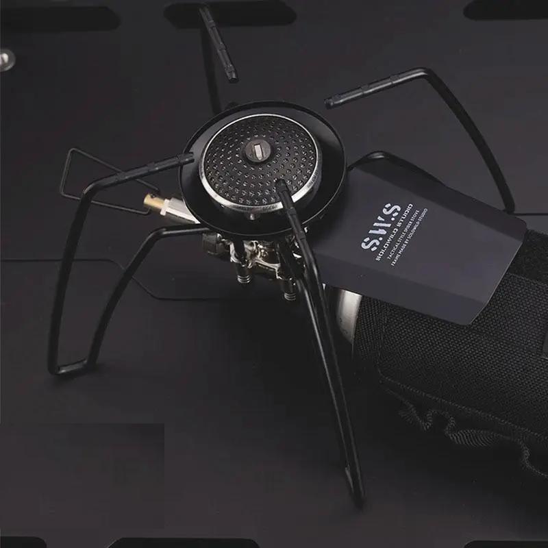 Spider Folding Gas Camping Stove with 2900W Output by HitMyNeed