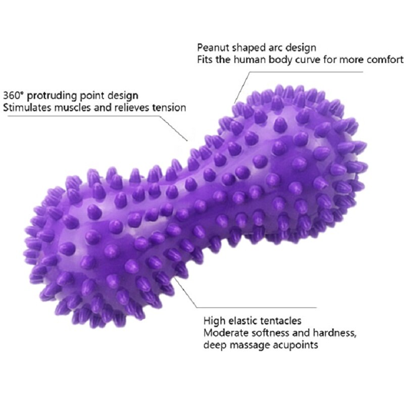 Spiky Peanut Massage Ball for Foot and Body Relief by HitMyNeed