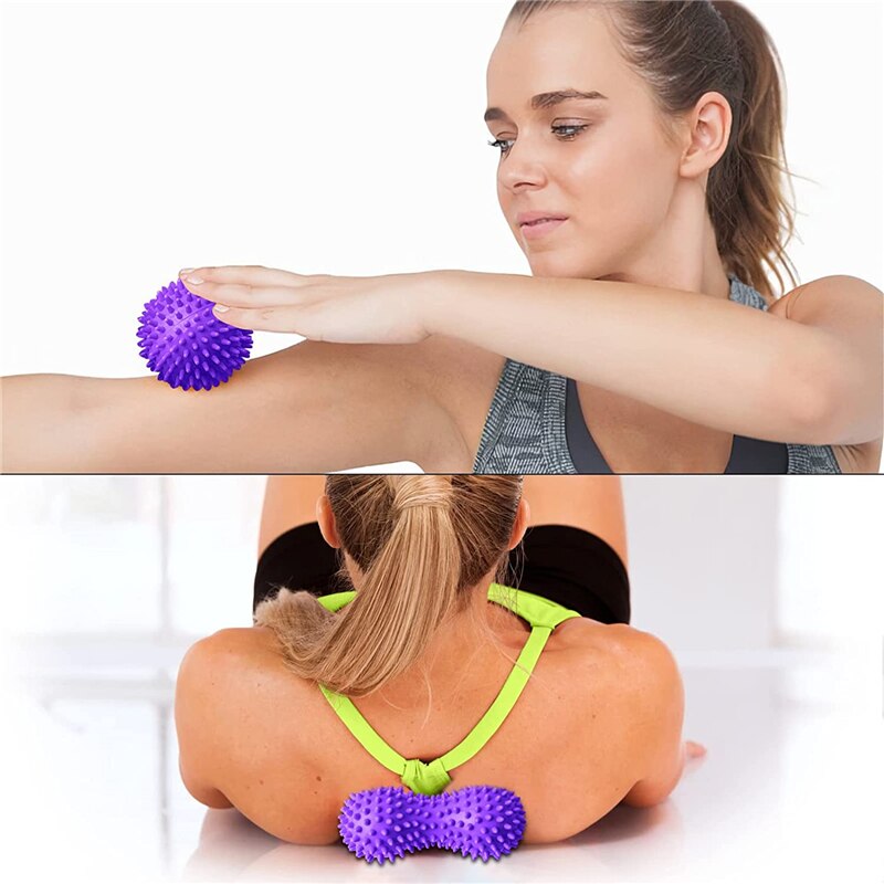 Spiky Peanut Massage Ball for Foot and Body Relief by HitMyNeed