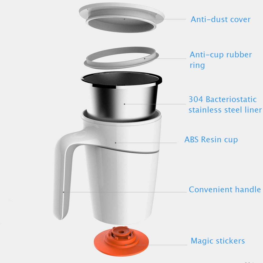 Spill-Proof Insulated Mug with Suction Base 470ml by HitMyNeed