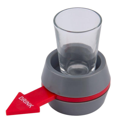 Spinner Shot Drinking Game with Glass and Turntable by HitMyNeed